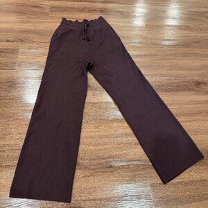 Uniqlo Brown Ribbed Lounge Trouser